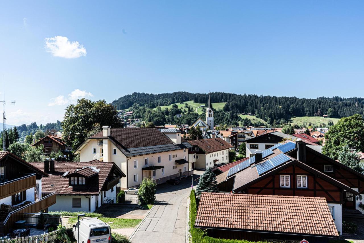 Ferienwohnung Giebelblick-B Oberstaufen Exterior foto
